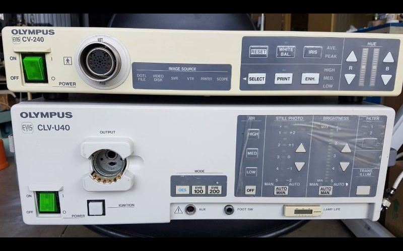 軟式內視鏡 廠牌 : Olympus 型號 : CV-240+CLV-U40